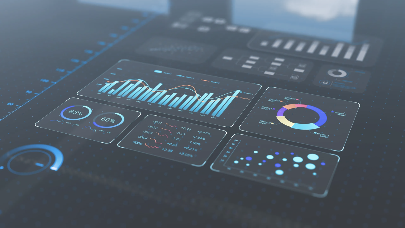 Vista del portal InsightEntry con dashboards interactivos